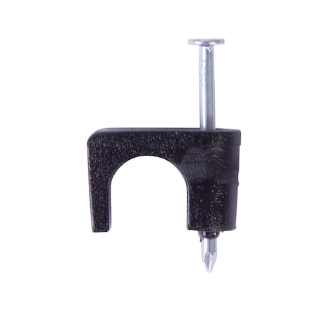 Gardner Bender Insulated Cable Staples, 1/4 in Leg L, Polyethylene, 100 PK PSB-100